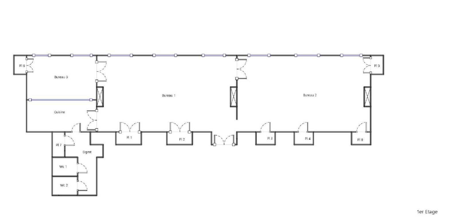 Bureau Lyon 155m² Location bureau Lyon Rhône OLBUR2419536 14
